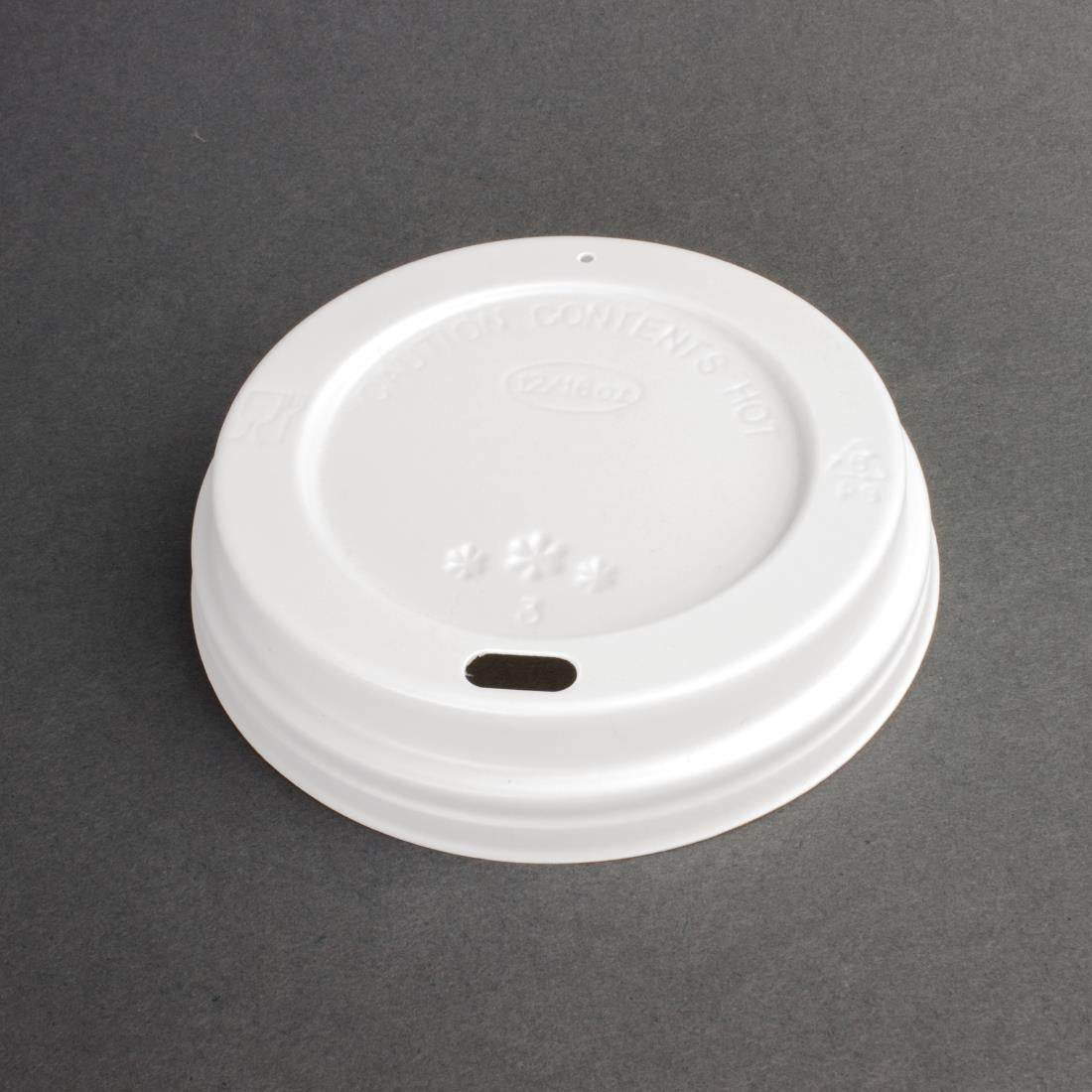 Lids for 340ml & 450ml Fiesta Recyclable Takeaway Coffee Cups (Pack of 1000) • PAS-CE257