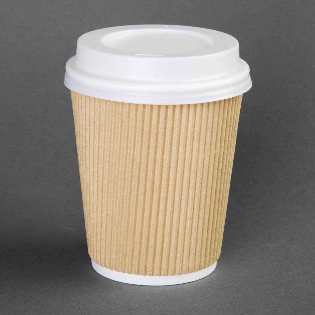 Lids for 340ml & 450ml Fiesta Recyclable Takeaway Coffee Cups (Pack of 1000) • PAS-CE257