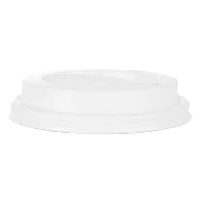 Fiesta Recyclable Lid for Hot Cups White 340ml/455ml (1000 Pack) (Pack Quantity: 1000 | Fits 340ml (12oz) and 450ml (16oz) Fiesta coffee cups) • PAS-CE257