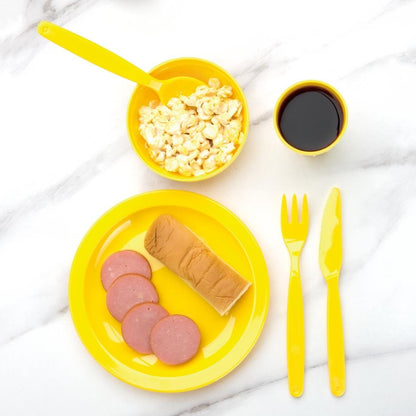 Olympia Kristallon Polycarbonate Bowls Yellow 102mm (12 Pack) (Pack of 12) • PAS-CE274