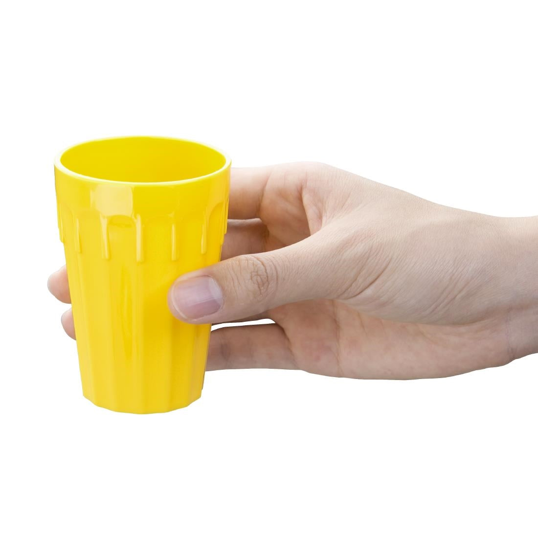 Olympia Kristallon Polycarbonate Tumblers Yellow 142ml (12 Pack) (Pack of 12) • PAS-CE270