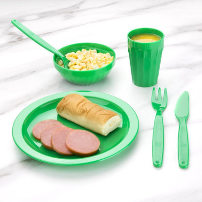 Olympia Kristallon PC Bowl Green - 190ml 6.42fl oz 102mm (12 Pack) (102(Ø)mm | 190ml | Green | Pack quantity: 12.) • PAS-CE275