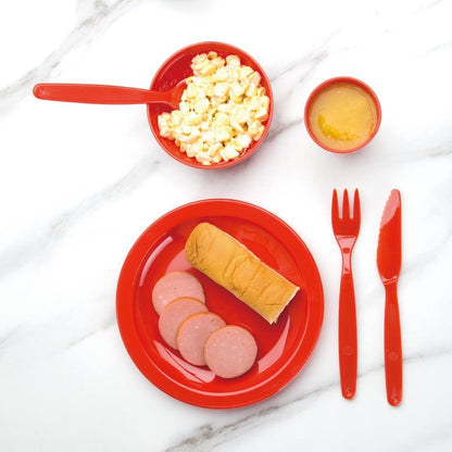 Olympia Kristallon Polycarbonate Bowls Red 102mm (12 Pack) (Pack of 12) • PAS-CE277