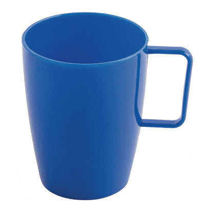 Olympia Kristallon PC Handled Beaker Blue - 284ml 9.6fl oz (12 Pack) • PAS-CE288