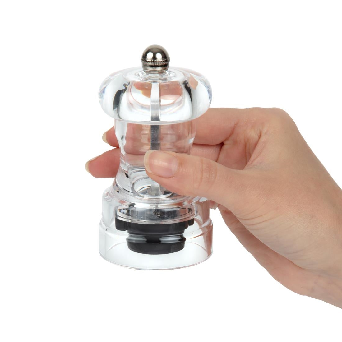 Olympia Acrylic Salt & Pepper Mill 102mm • PAS-CE318