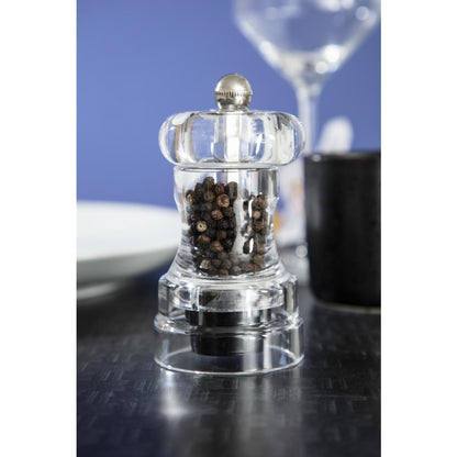 Olympia Acrylic Salt & Pepper Mill 102mm • PAS-CE318