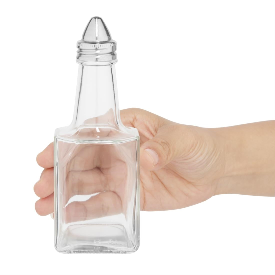 Olympia Oil & Vinegar Cruet Jars (12 Pack) (Pack quantity: 12. Lid included) • PAS-CE329