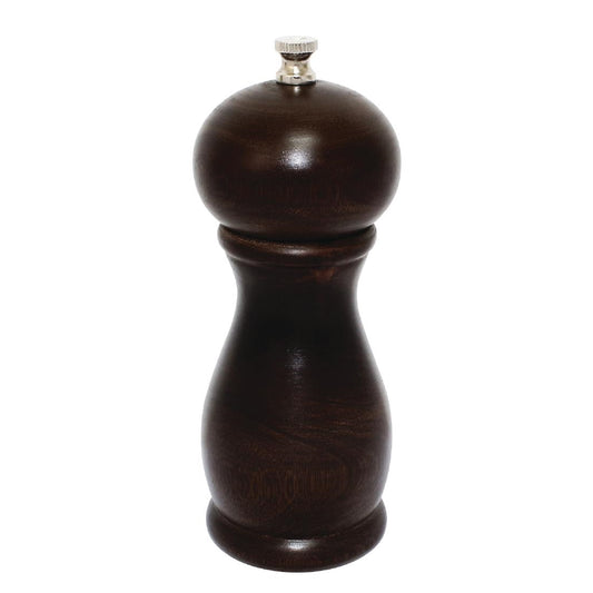 Olympia Dark Wood Salt & Pepper Mill 150mm • PAS-CE333