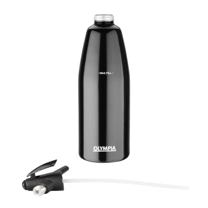 Olympia Soda Siphon Black 1Ltr • PAS-CE341