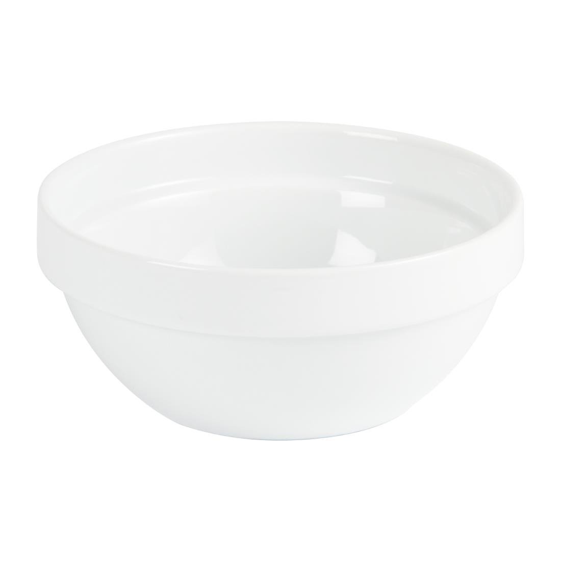 Olympia Whiteware Cereal Bowls 145mm (12 Pack) (Pack of 12) • PAS-CE530