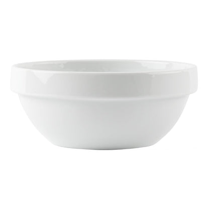 Olympia Whiteware Stacking Bowl White - 540ml 18.2fl oz (12 Pack) • PAS-CE530