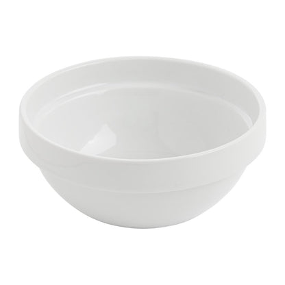 Olympia Whiteware Stacking Bowl White - 540ml 18.2fl oz (12 Pack) • PAS-CE530