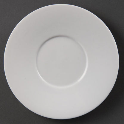 Olympia Whiteware Saucers 150mm (12 Pack) (Pack of 12) • PAS-CE537