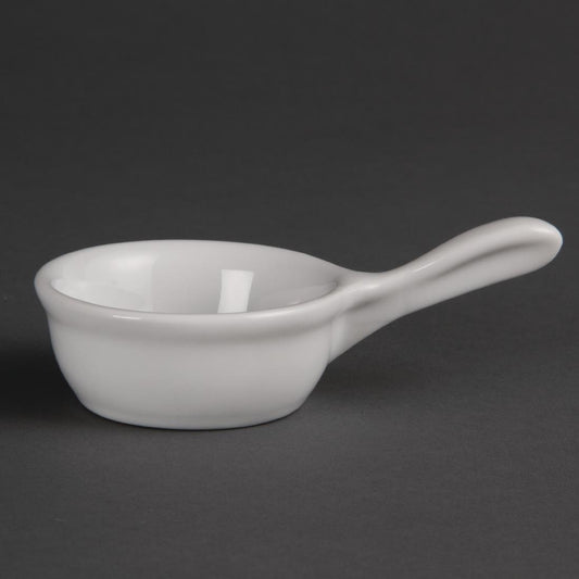 Olympia Whiteware Pan Shape Miniature - 35x115x68mm (Box 12) • PAS-CE544