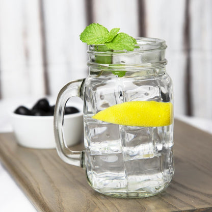 Olympia Handled Drinking Jars 450ml (12 Pack) • PAS-CE678