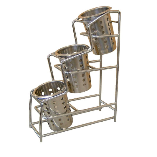 Craven Chrome Plated Cutlery 3 Pot Holder • PAS-CE685