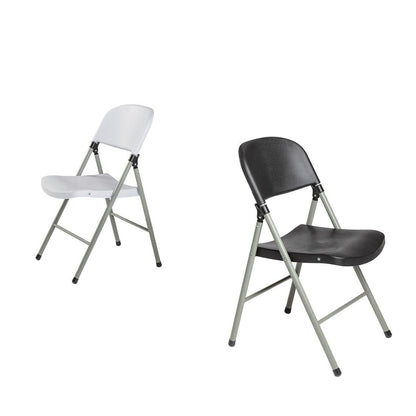 Bolero Foldaway Utility Chairs White (Pack of 2) • PAS-CE692