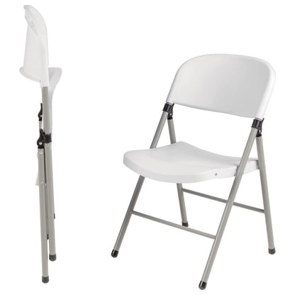 Bolero Foldaway Utility Chairs White (2 Pack) (Pack of 2) • PAS-CE692