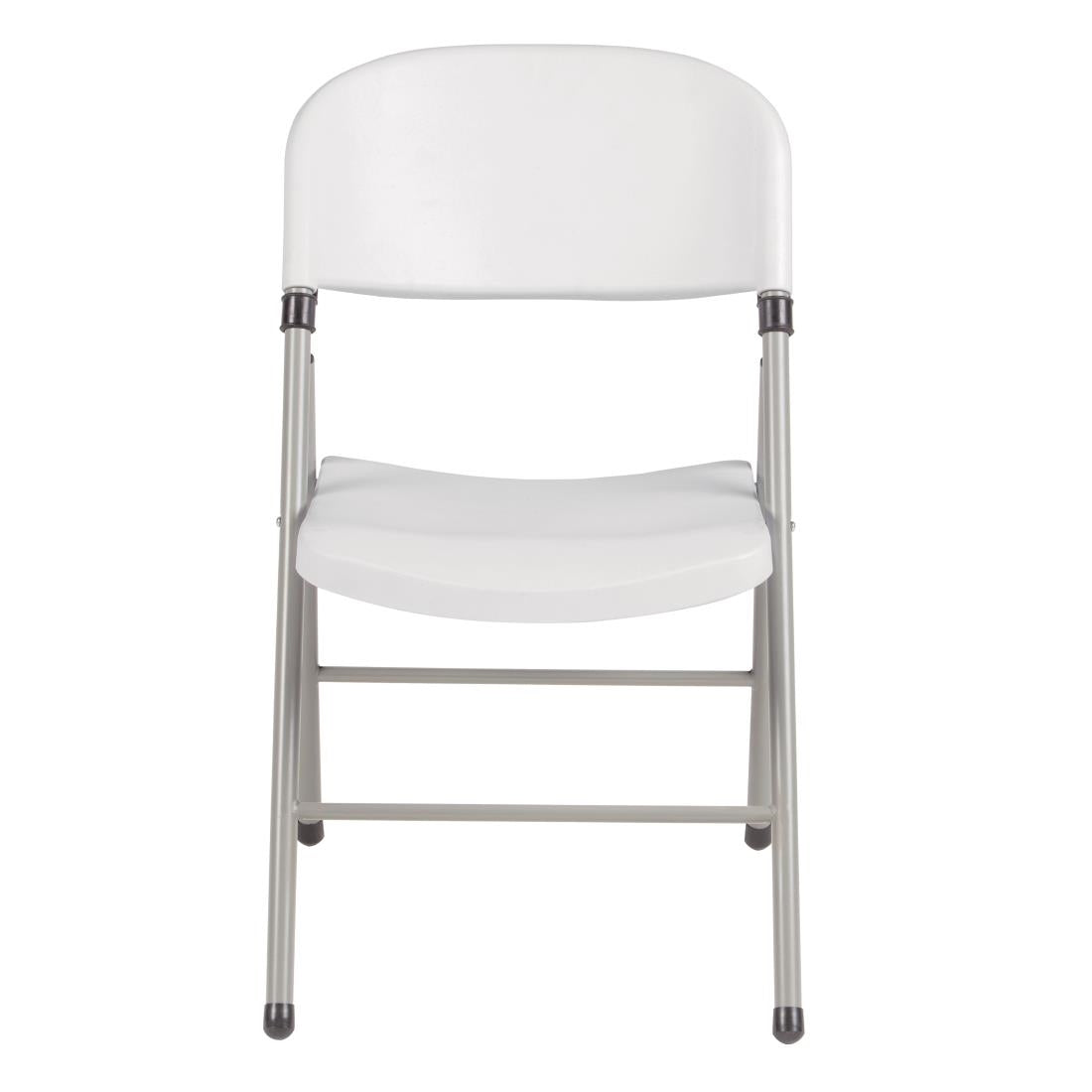 Bolero Foldaway Utility Chairs White (2 Pack) (Pack of 2) • PAS-CE692