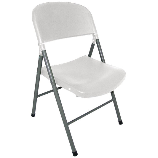 Bolero Foldaway Utility Chairs White (2 Pack) (Pack of 2) • PAS-CE692