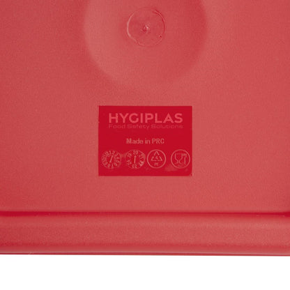 Hygiplas Red Square Food Storage Container Lid Medium • PAS-CF041