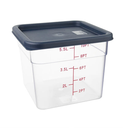 Hygiplas Blue Square Food Storage Container Lid Medium • PAS-CF044