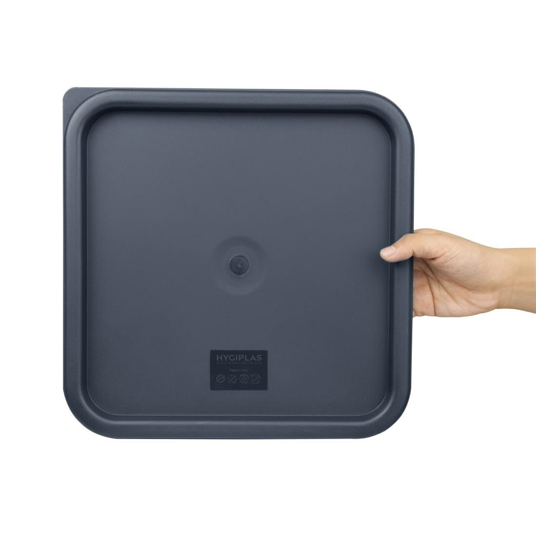 Hygiplas Blue Square Food Storage Container Lid Large • PAS-CF045