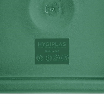 Hygiplas Green Square Food Storage Container Lid Medium • PAS-CF047