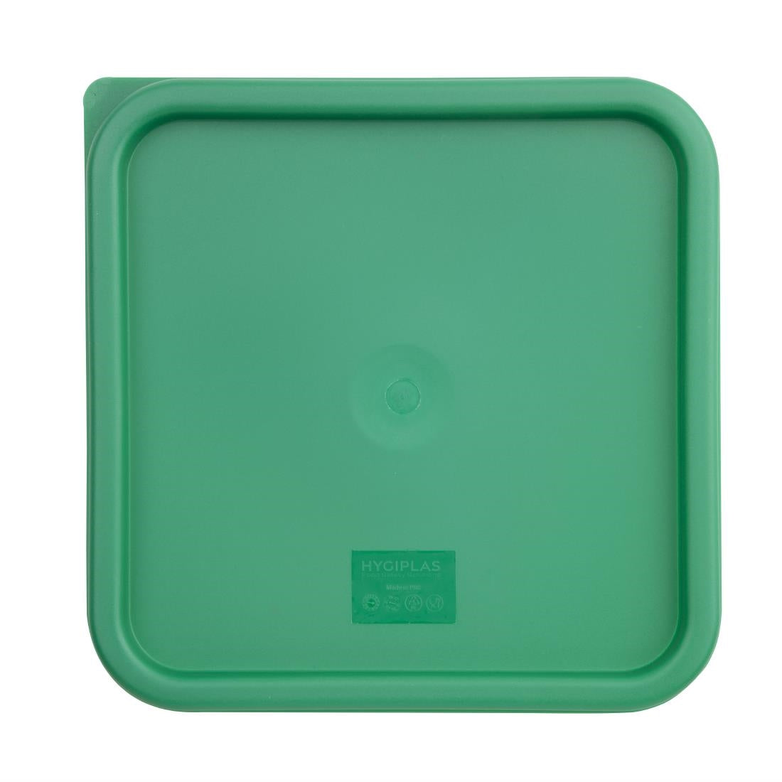Hygiplas Green Square Food Storage Container Lid Large • PAS-CF048
