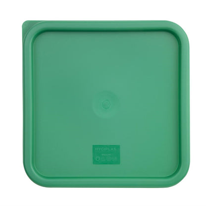 Hygiplas Green Square Food Storage Container Lid Large • PAS-CF048