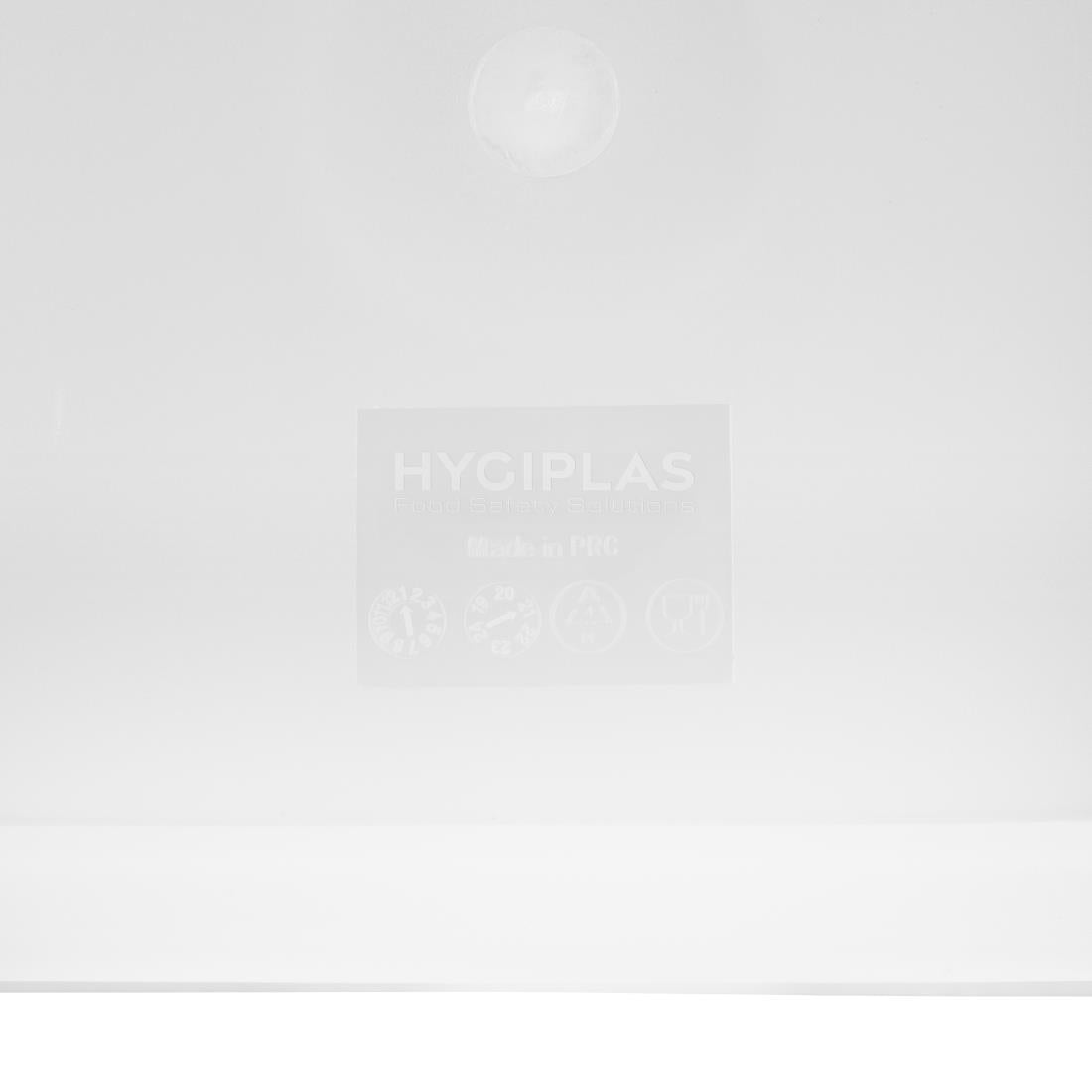 Hygiplas White Square Food Storage Container Lid Large • PAS-CF051