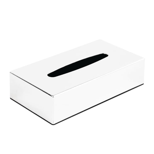 Bolero Chrome Rectangular Tissue Holder • PAS-CF121