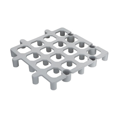 Vogue Plastic Dunnage Floor Rack (2 Pack) (Material: Polypropylene. Dimensions: 40(H) x 335(W) x 335(D)mm. Pack quantity: 2) • PAS-CF205