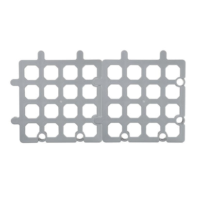 Vogue Plastic Dunnage Floor Rack (2 Pack) (Material: Polypropylene. Dimensions: 40(H) x 335(W) x 335(D)mm. Pack quantity: 2) • PAS-CF205