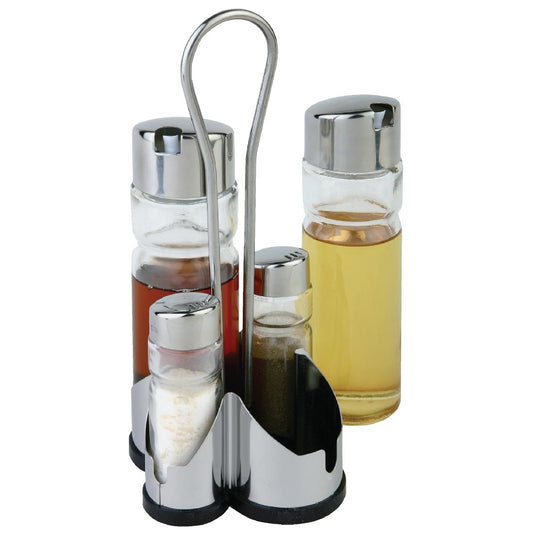 APS Complete Cruet Set and Stand • PAS-CF297