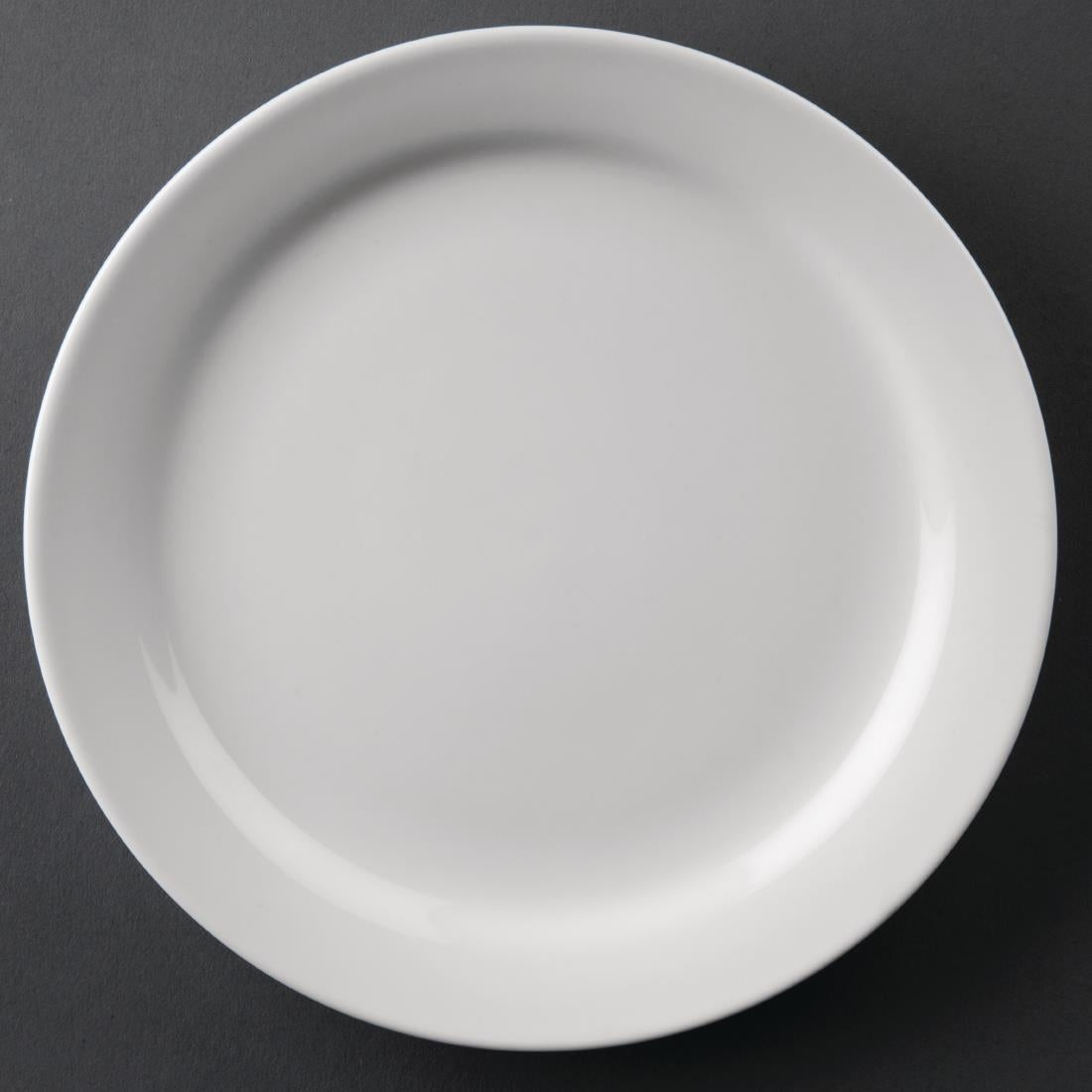 Olympia Athena Narrow Rimm (12 Pack)ed Plates 165mm (12 Pack) (Pack of 12) • PAS-CF360