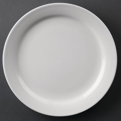 "Bulk Buy Olympia Athena Narrow Rimmed Plates 165mm (36 Pack)" (165mm Narrow Rimmed Plates | Pack quantity: 36) • PAS-S751