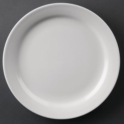 EDLP Olympia Athena Narrow Rimmed Plate - 165mm 6 1/2" (12 Pack) (165(Ø)mm. Pack quantity: 12) • PAS-CF360