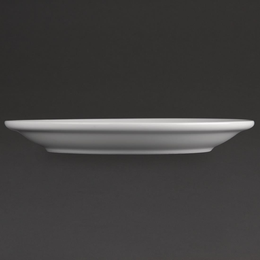 "Bulk Buy Olympia Athena Narrow Rimmed Plates 165mm (36 Pack)" (165mm Narrow Rimmed Plates | Pack quantity: 36) • PAS-S751