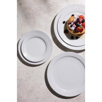 EDLP Olympia Athena Narrow Rimmed Plate - 255mm 10" (12 Pack) (255(Ø)mm. Pack quantity: 12) • PAS-CF364
