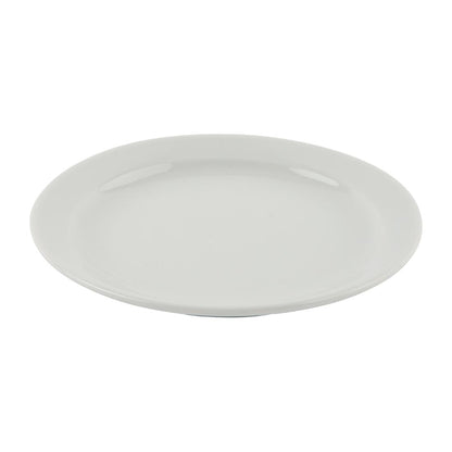 EDLP Olympia Athena Narrow Rimmed Plate - 165mm 6 1/2" (12 Pack) (165(Ø)mm. Pack quantity: 12) • PAS-CF360
