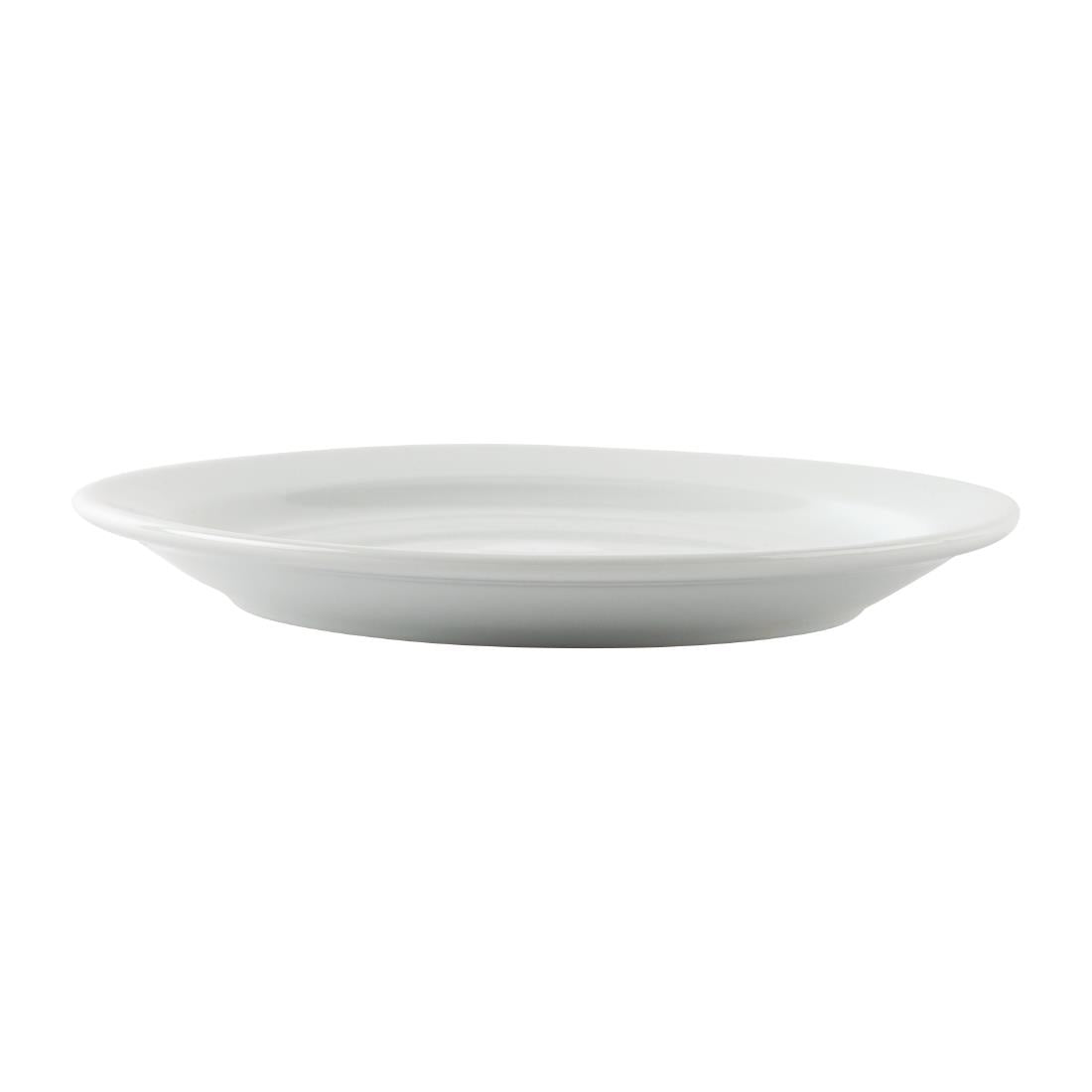 "Bulk Buy Olympia Athena Narrow Rimmed Plates 165mm (36 Pack)" (165mm Narrow Rimmed Plates | Pack quantity: 36) • PAS-S751