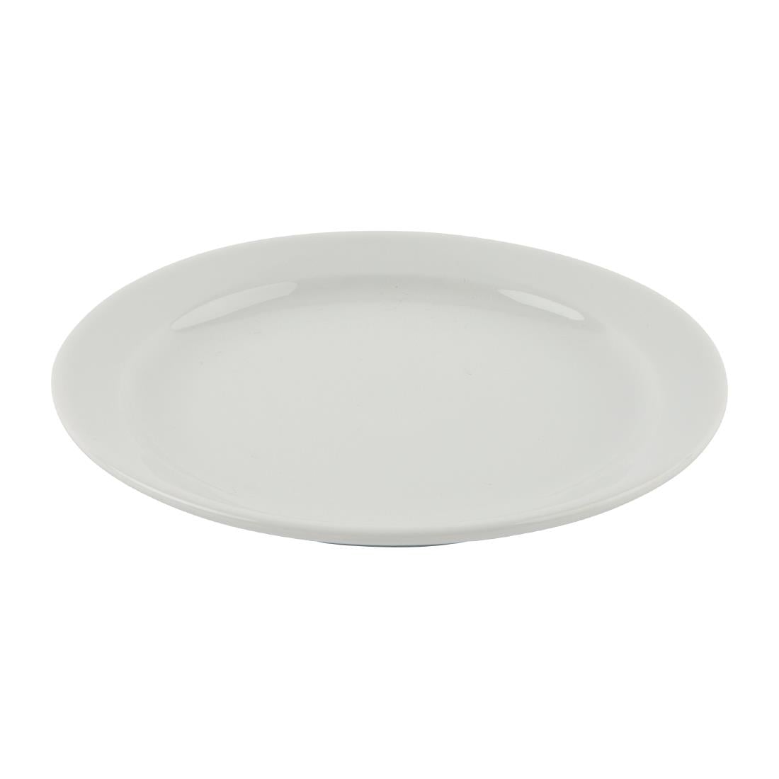 "Bulk Buy Olympia Athena Narrow Rimmed Plates 165mm (36 Pack)" (165mm Narrow Rimmed Plates | Pack quantity: 36) • PAS-S751