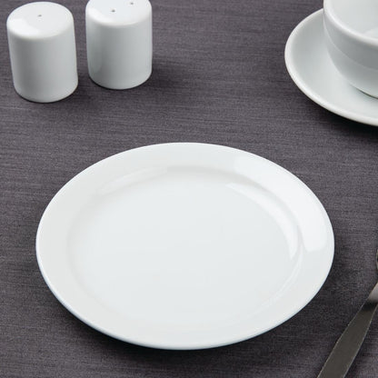 "Bulk Buy Olympia Athena Narrow Rimmed Plates 165mm (36 Pack)" (165mm Narrow Rimmed Plates | Pack quantity: 36) • PAS-S751