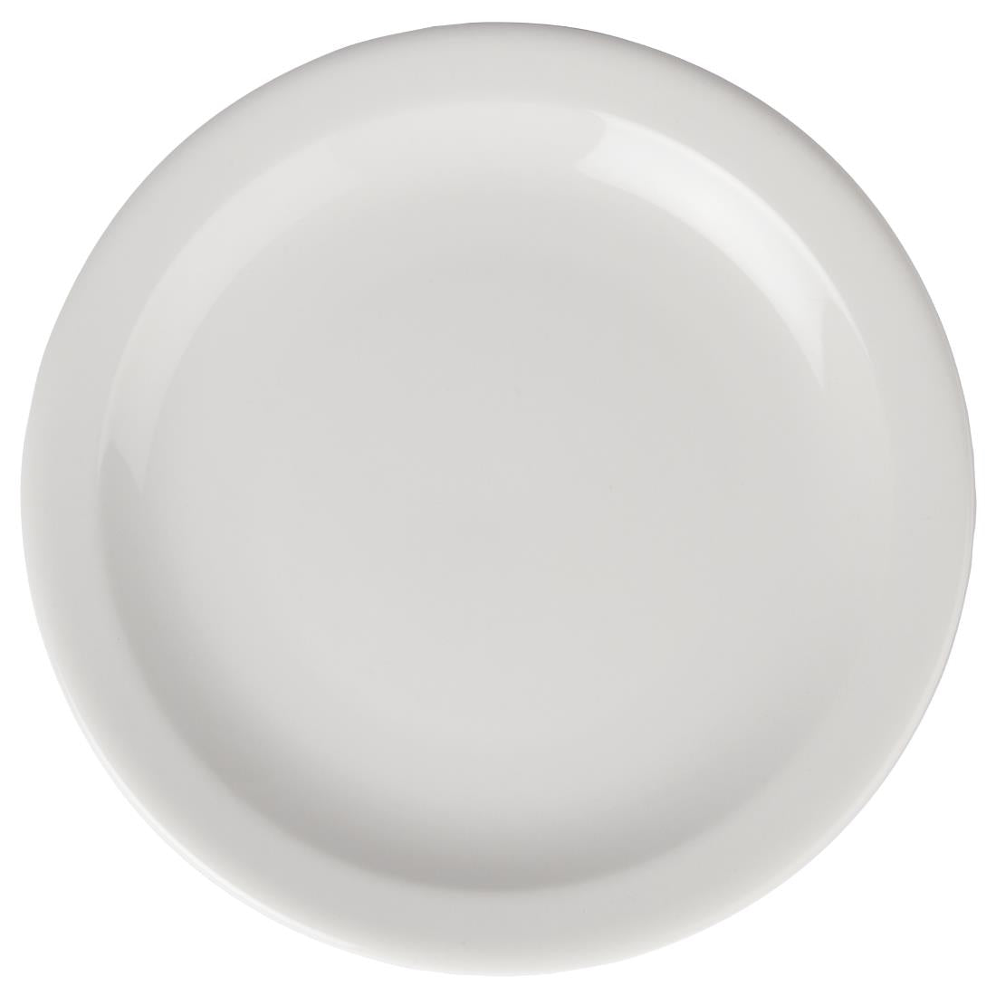EDLP Olympia Athena Narrow Rimmed Plate - 205mm 8" (12 Pack) (205(Ø)mm. Pack quantity: 12) • PAS-CF362