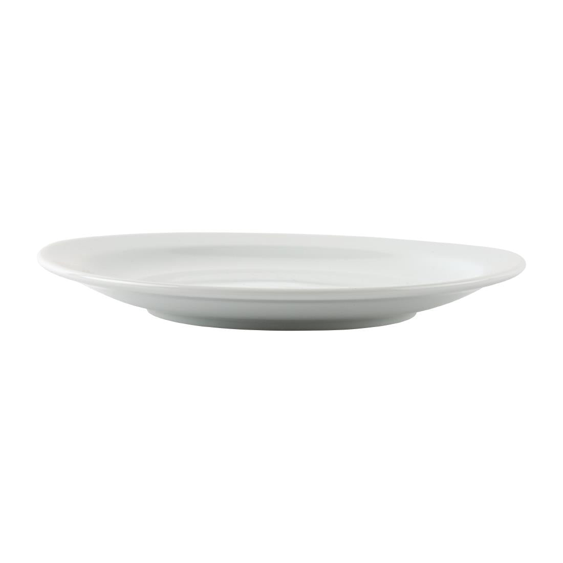 Bulk Buy Olympia Athena Narrow Rimmed Plates 205mm (36 Pack) (205mm / 8" Narrow Rimmed Plates | Pack quantity: 36) • PAS-S752