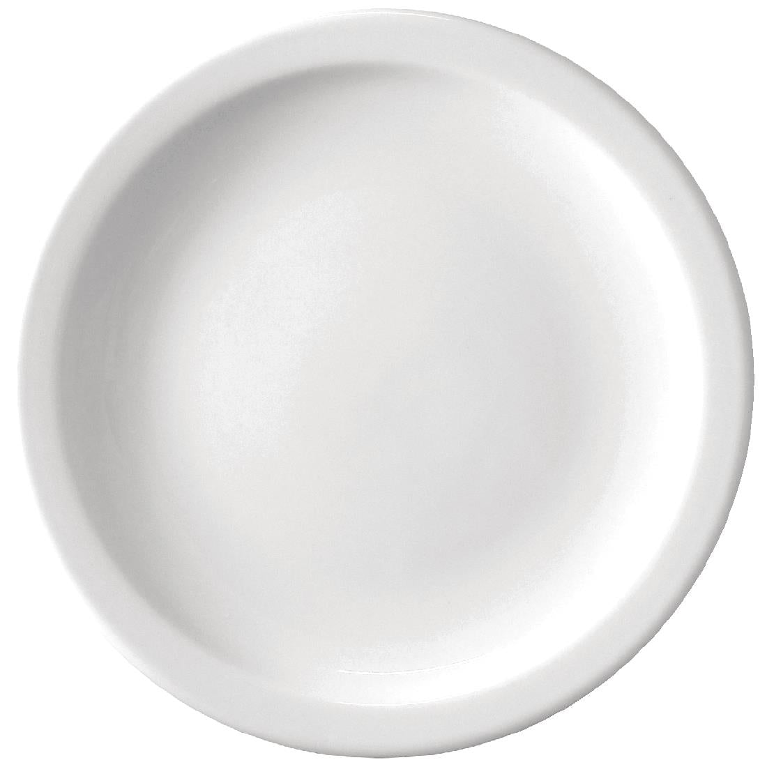 Bulk Buy Olympia Athena Narrow Rimmed Plates 205mm (36 Pack) (205mm / 8" Narrow Rimmed Plates | Pack quantity: 36) • PAS-S752