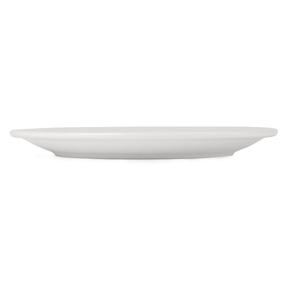 EDLP Olympia Athena Narrow Rimmed Plate - 230mm 9" (12 Pack) (226(Ø)mm. Pack quantity: 12) • PAS-CF363
