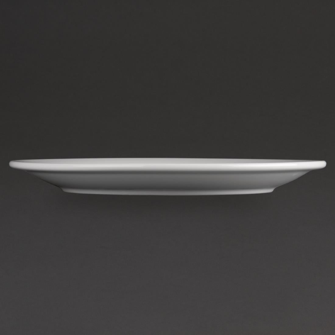 "Bulk Buy Olympia Athena Narrow Rimmed Plates 226mm (36 Pack)" (226mm Narrow Rimmed Plates | Pack quantity: 36) • PAS-S753