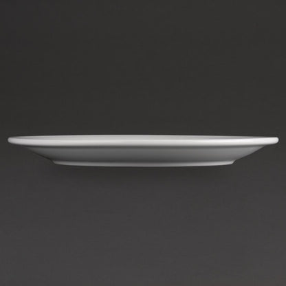 "Bulk Buy Olympia Athena Narrow Rimmed Plates 226mm (36 Pack)" (226mm Narrow Rimmed Plates | Pack quantity: 36) • PAS-S753